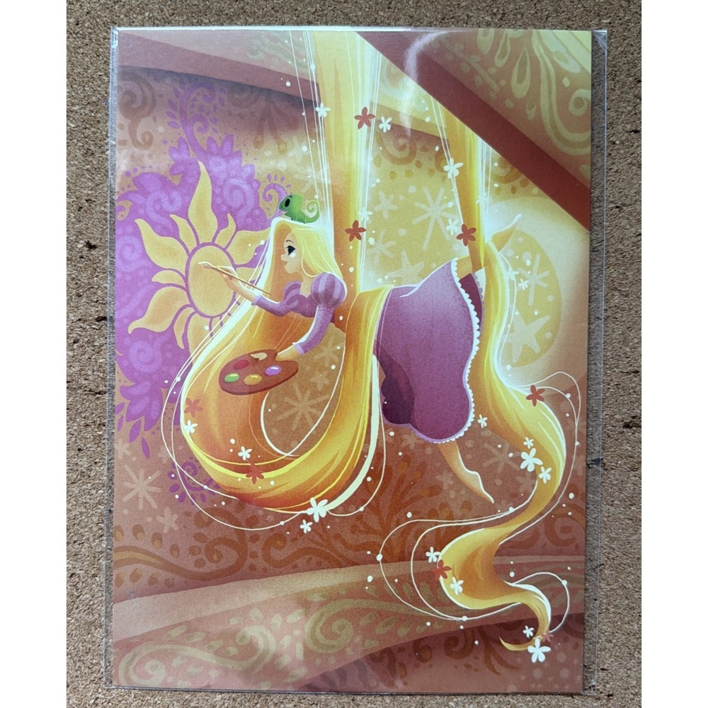 Disney WonderGround Gallery Tangled Postcard Imagination Has No Walls NEW